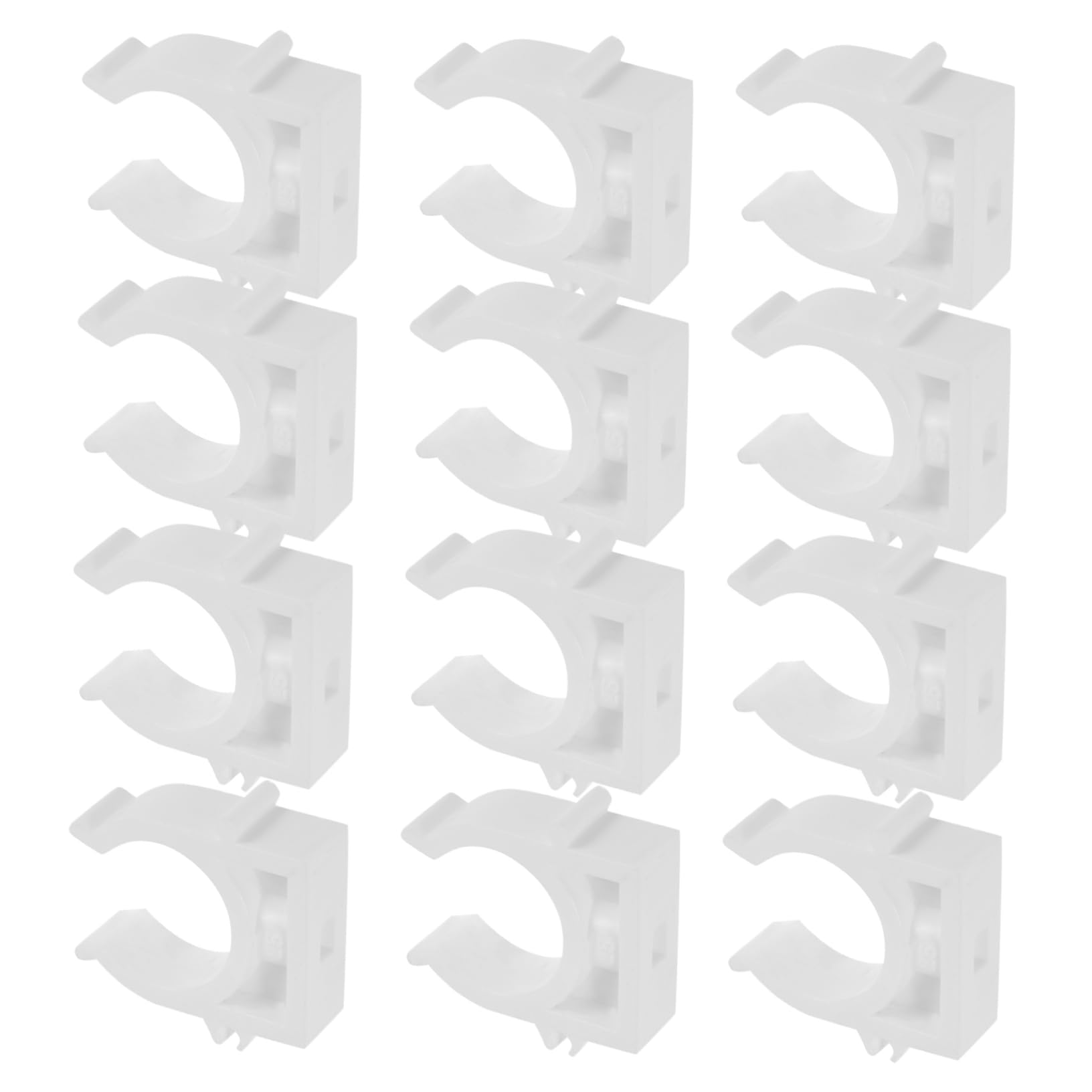 GLEAVI 120stücke Teiliges Rohrklemmen Förmige Clips Für Wasser Und Schlauchleitungen Verstellbare Halterungen Aus Langlebigem Material Für Einfache Montage Und Vielseitige Anwendung