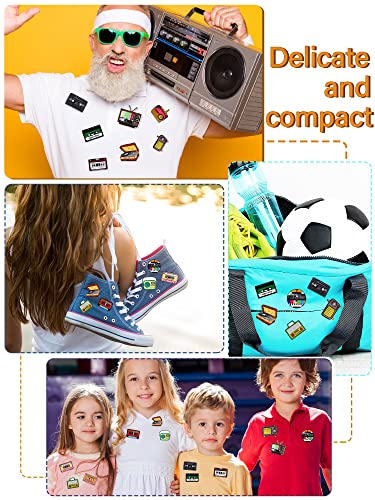 12 Pcs Enamel Pins Music Backpacks Pins Cute Pins For Men Women Gift Music Tape Lapel Badges Pins For Jackets Shirts Hat Aesthetic Vintage Pins Funny Brooches Pins For 80S 90S Party Retro Accessories #TOP5