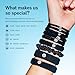 Gimme Beauty Fit Kit - Sample Pack with 5 Different Band Sizes - No-Snag, Gentle Ties for All Hair Types - Trendy Accessories for Thick or Thin Hair - Black