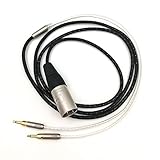 SUKIRA HiFi Cable Compatible with Sennheiser HD700 Headphones Balance Line (4-pin XLR Male) Upgrade Cable, Silver Plated Wire 1.5m/4.9ft