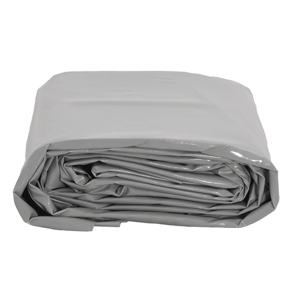 vidaXL Bâche, Couverture de Toit Résistante aux UV, Bâche de Protection pour Meuble de Jardin Remorque Voiture Extérieur, Gris 3x5 m 650 g/m²