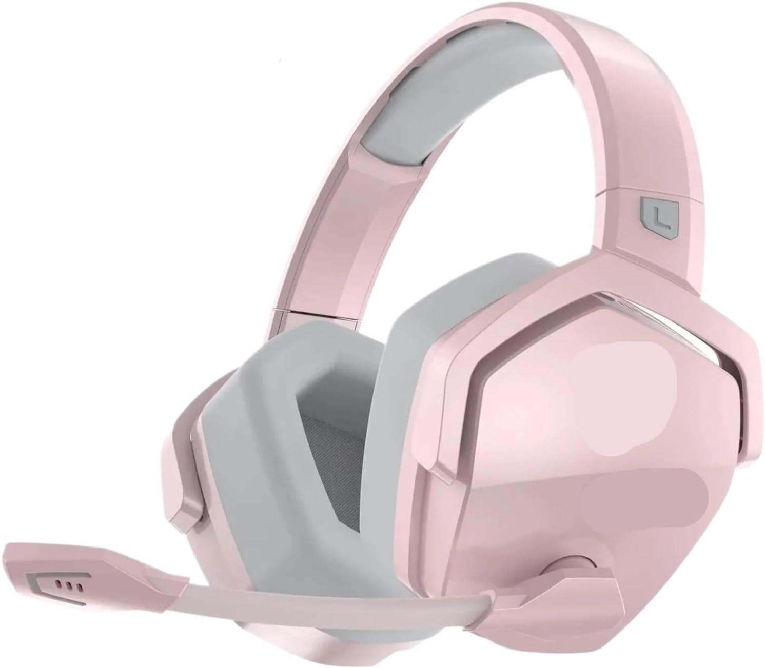 G06 Dual Headsets Gamer with Microphone 2.4GHz 5.3 Gaming Headphones for PS5, PS4, PC, Mobile, Switch(BalckPurple)