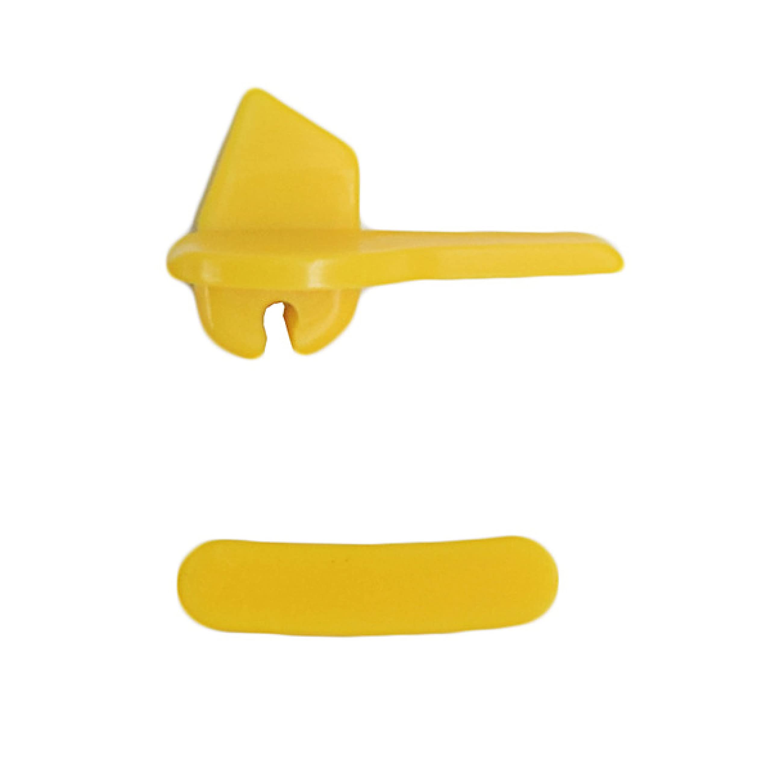 Caso de 500 Paquetes, 6Pairs / Paquete, Cambiador de neumáticos inserción de plástico | Rueda de Nylon Protector de llanta de Montaje Desmontar la Cabeza, 01YKL|Amarillo|