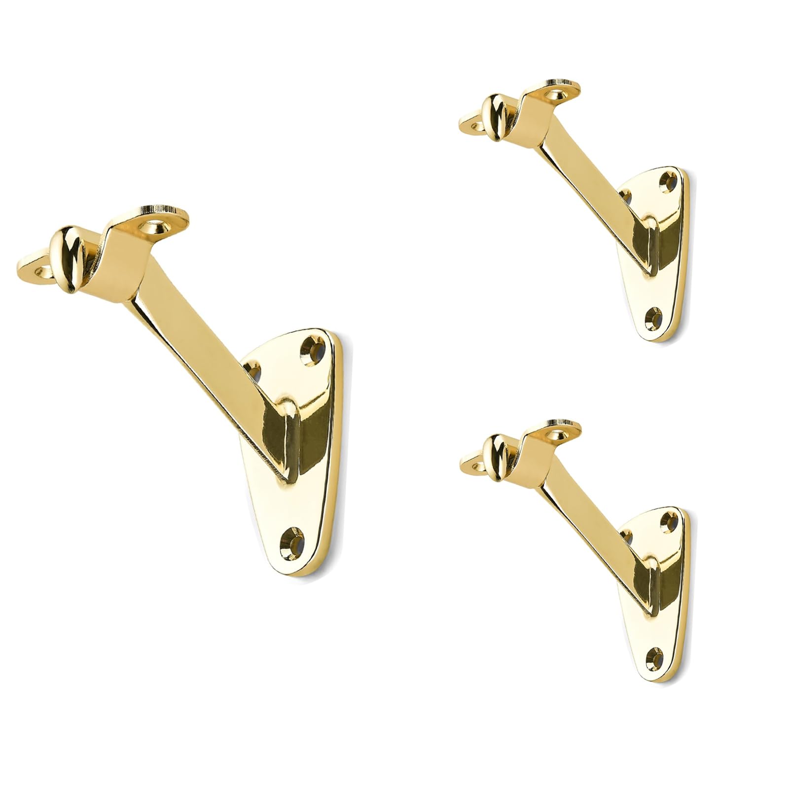 Khtumeware - HK322 Polished Gold Shelf Brackets