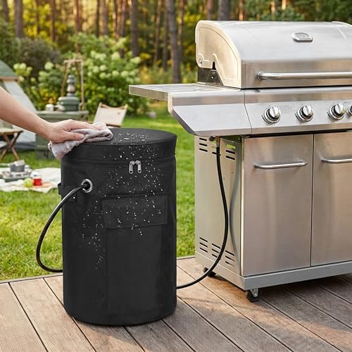 Couvercle réservoir gaz résistant aux intempéries housse de propane L robuste