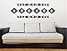 Produktbild wandaufkleber 3d schlafzimmer Wall Decal Stickers Quotes Saying And Words Diy Print For Wall Shabby Home Decor Wall Art Vinyl Wall Art Aztec Print Chic Bedroom Decor For Wall Signs Quotes Religious