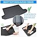 Powerty Trunk Mat for 2016-2020 2021 Hyundai Tucson Accessories Cargo Mats TPO All Weather Cargo Liner Heavy-Duty Trunk Liners (Not fit Hyundai Tucson NX4)