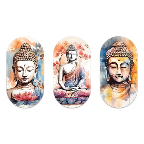OSIYAN | Buddha Meditation Wooden Wall Hanging Art | Spiritual MDF Wall...