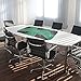 BESPORTBLE Household Rubber Poker Mat Non- Gaming Table Cover for Classical Printed Design Fits Tables Easy to Carry and Store