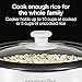 Proctor Silex Rice Cooker & Food Steamer Steam and Rinsing Basket, 10 Cups Cooked (5 Cups Uncooked), White