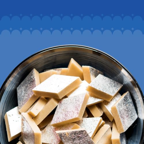 Image of GO DESi Classic Kaju Katli -180 grams | No Artificial Flavours | Rich, Nutty Taste | Sweets | Mithai