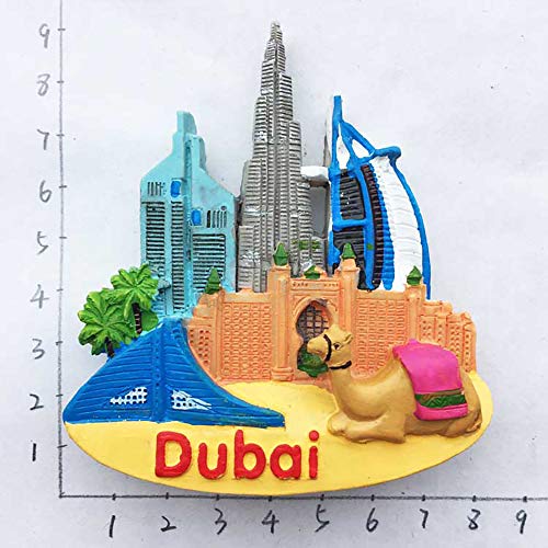 Imán de nevera decorativo Burj Khalifa 3D Dubai miniatura 7