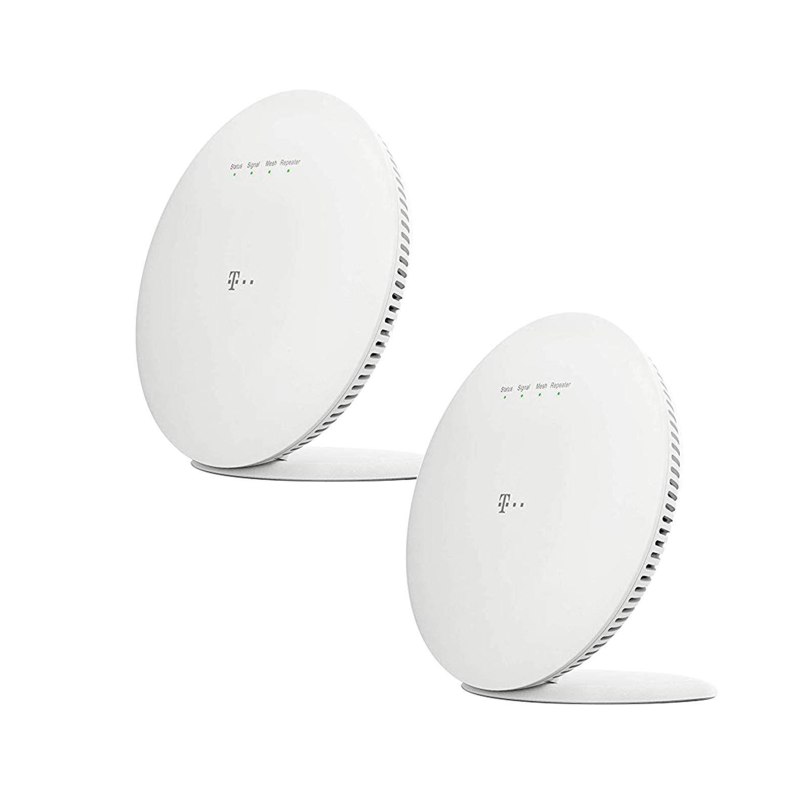 Telekom Speed Home WiFi für Ihr starkes & stabiles Heimnetzwerk I WLAN Verstärker mit Mesh Technologie für optimale Internet-Abdeckung, 1.733 Mbit/s I Plug & Play per WPS, 2 LAN-Anschlüsse | 2er Set