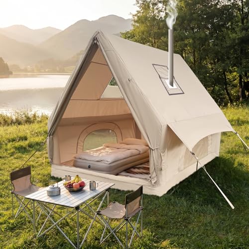 Carpa Inflable Qeroo Luxury para Camping 1-2 Personas
