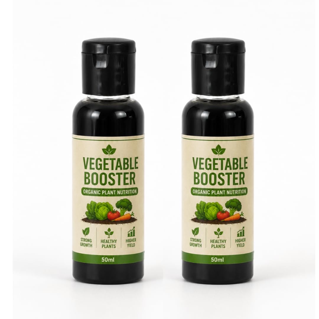 Vegetable Growth Booster for Kitchen Garden Plants | Promotes Root Strength & Better Harvest - Pack Of 2 (50ml X 2)-image-26