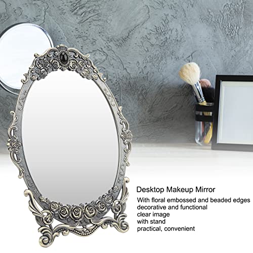 Miroir de maquillage de vanité de comptoir pour chambre à coucher chic - 3