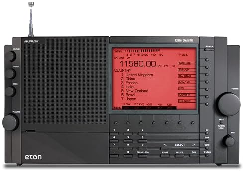 Eton – Elite Satellit Am/Fm/Hd Radio With Shortwave, Aircraft And Single Side Band (Ssb), Multi-Color Display For Rds, Dual Programmable Clocks, Tone Controls, High Dynamic Range #TOP1