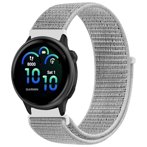 [MosFoil] Garmin Forerunner 570 42mm/Vivoactive 6/5/Forerunner 165/vivomove Trend �Ή� �����o���h �x���N���f�U�C�� 20mm �����x���g �K�[�~�� ���B���H�A�N�e�B�u 6 