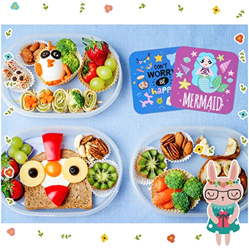 120 Pieces Lunch Box Notes For Kids Cute Lunchbox Notes For Kindergartners Inspirational And Motivational Kids Lunch Box Notes Inspirational Notes Kid Lunch Accessories, 60 Style (Cute Girl Style) #TOP6