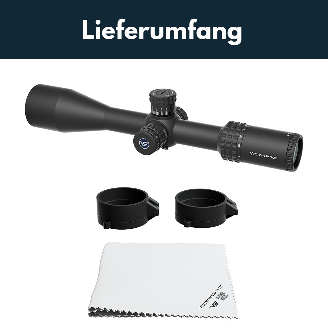 Vector Optics SCOL-59 Sentinel Gen II 4-16x50 SFP Lunette de visée pour fusil airsoft chasse