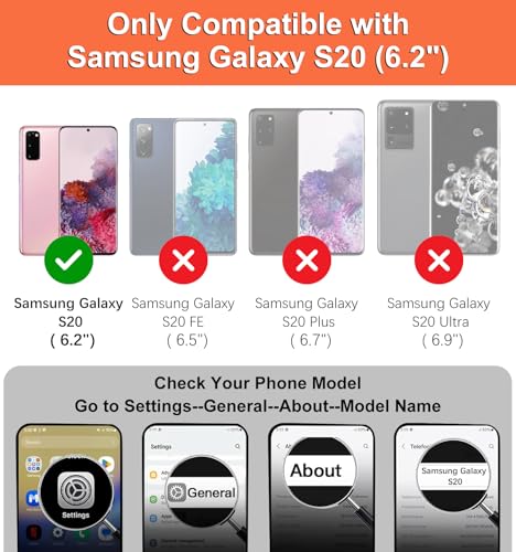 Étui de protection Galaxy S20 en similicuir beige au design élégant et épuré - 2