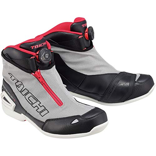 RSタイチ(RS TAICHI)バイクシューズ グレー/ブラック (24.0cm) 008BOA WRAPエアーライディングシューズ RSS008