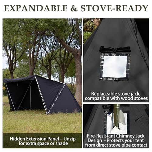 Tienda Bivy para Camping para Dos Personas TOMOUNT miniatura 3