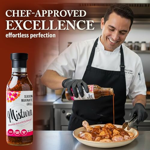 Image of Mistura Peruvian Aji Marinade - Anticucheria 12oz, 1 Pack | Authentic Peruvian aji marinade sauce - traditional anticucheria grilling seasoning for chicken, carne asada, fish & beef