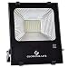 GLORIOUS-LITE LED Flood Light, 20W(100W Halogen Equiv) Outdoor Led Floodlight, IP66 Waterproof Outdoor Work Lights, 6500K Daylight White, 1600lm, 110V(with Plug)