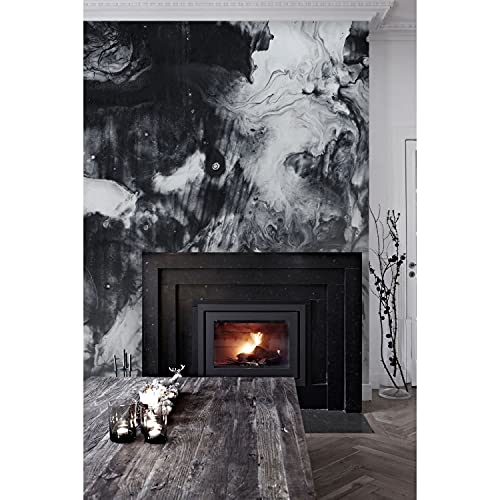 Papier peint meuble et mur pour masquer les défauts splash abstrait intissé