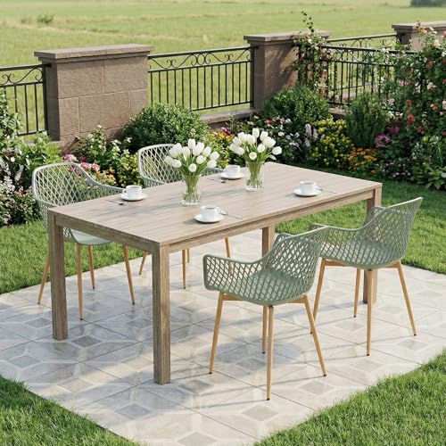 Lot 6 Chaises Jardin Ajourées 120 kg buybyroom