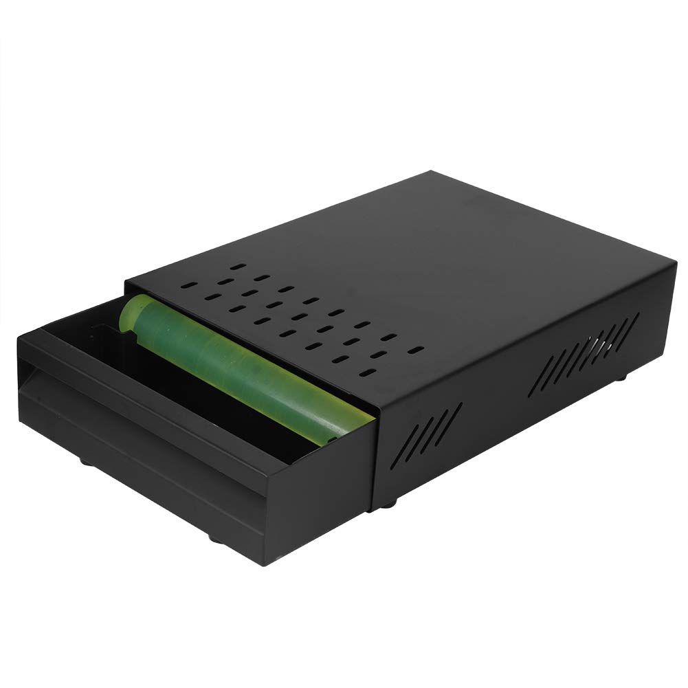 Coffee Slag Box, Household Stainless Steel Knock Box Rubber Main Rod Drawer Design for Cafe