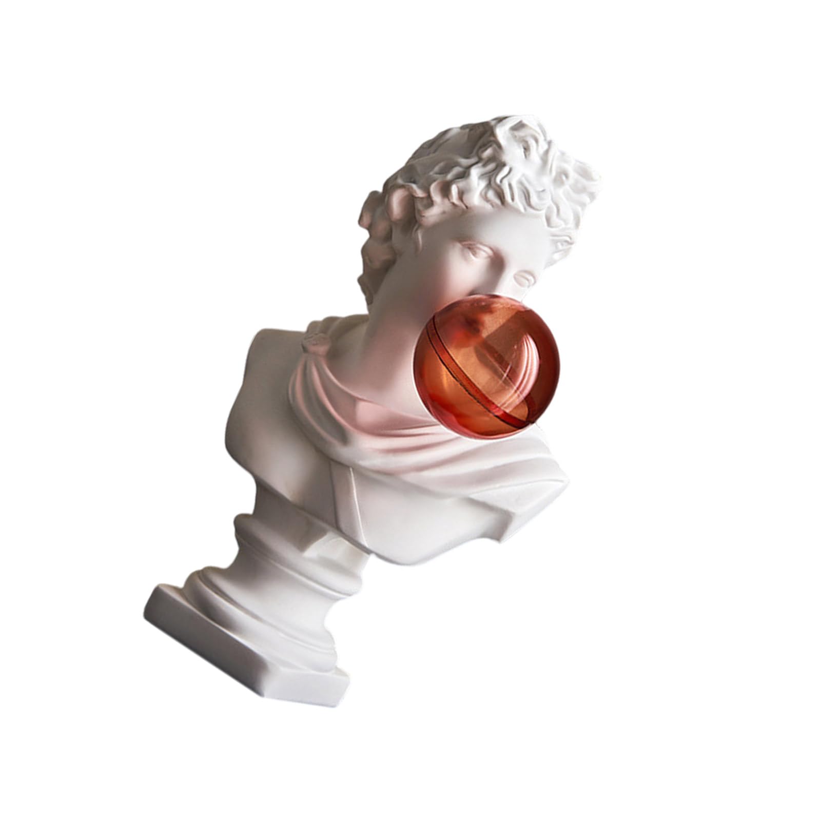 Carotoe A Resins Blowing Bubble Greek Figurine Classical Rt Sculpture For Party Decors Nd Bedroom Living Room Ornament Decoration