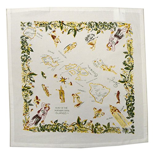 Hawaiian Islands State Souvenir Dish Towel
