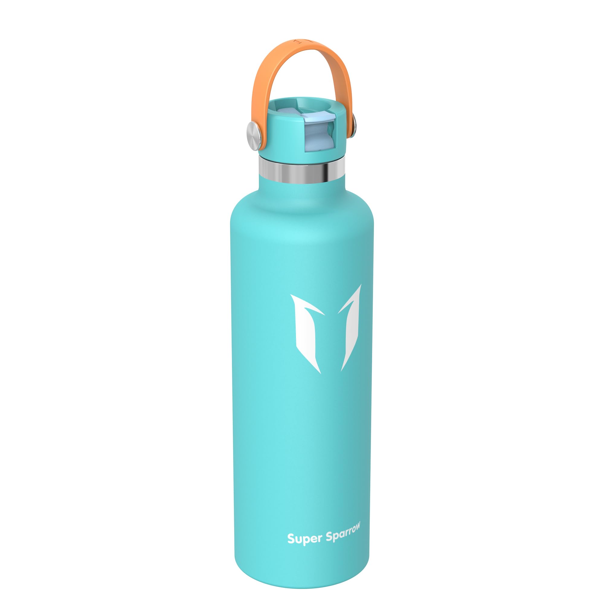 Super Sparrow Borraccia Termica, Acciaio Inox Bottiglia Termica - 350ml, 500ml, 750ml, 1L - Senza BPA Borracce, Borraccia Bambini per Scuola, Sport, Campeggio, Yoga, Palestra, Ciclismo