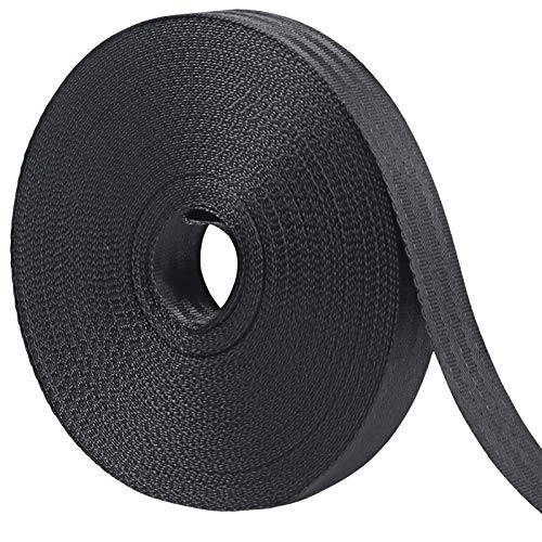 Tenn Well Baumbinder Pflanzenband 20m Nylon Garten Pflanzenbinder zur Anbinden Bäume Pflanzen Bäume Baumstütze (Schwarz)