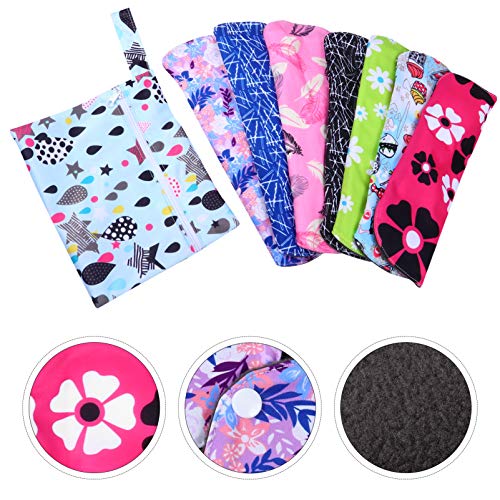 EXCEART 1 Conjunto de Absorventes Higiênicos Reutilizáveis ??Panos Laváveis ??Absorventes Menstruais