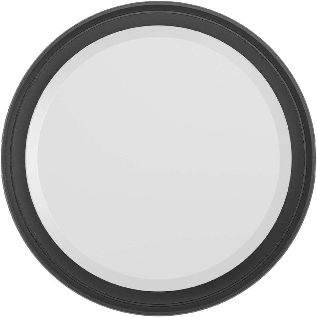 Front view of the Braytron Bulkhead LED Luminaire, showing its circular design and white diffuser.