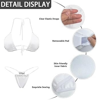 水着・ラッシュガード theredthread S tinyring bikini set white S tinyring bikini set theredthread