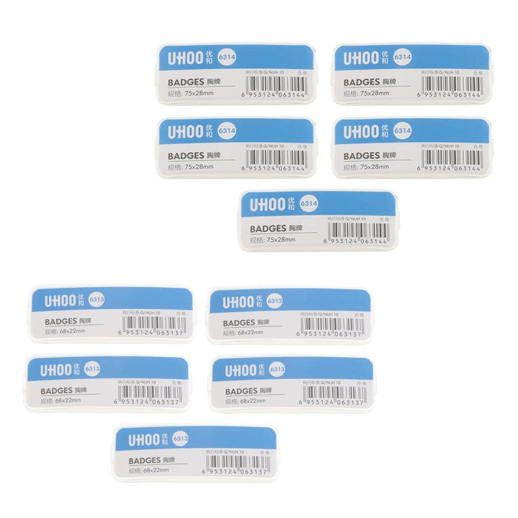 CALANDIS® 5 Pieces Name Badges, Employee Personized Name Tags, Employee ID Badges S-picture-23