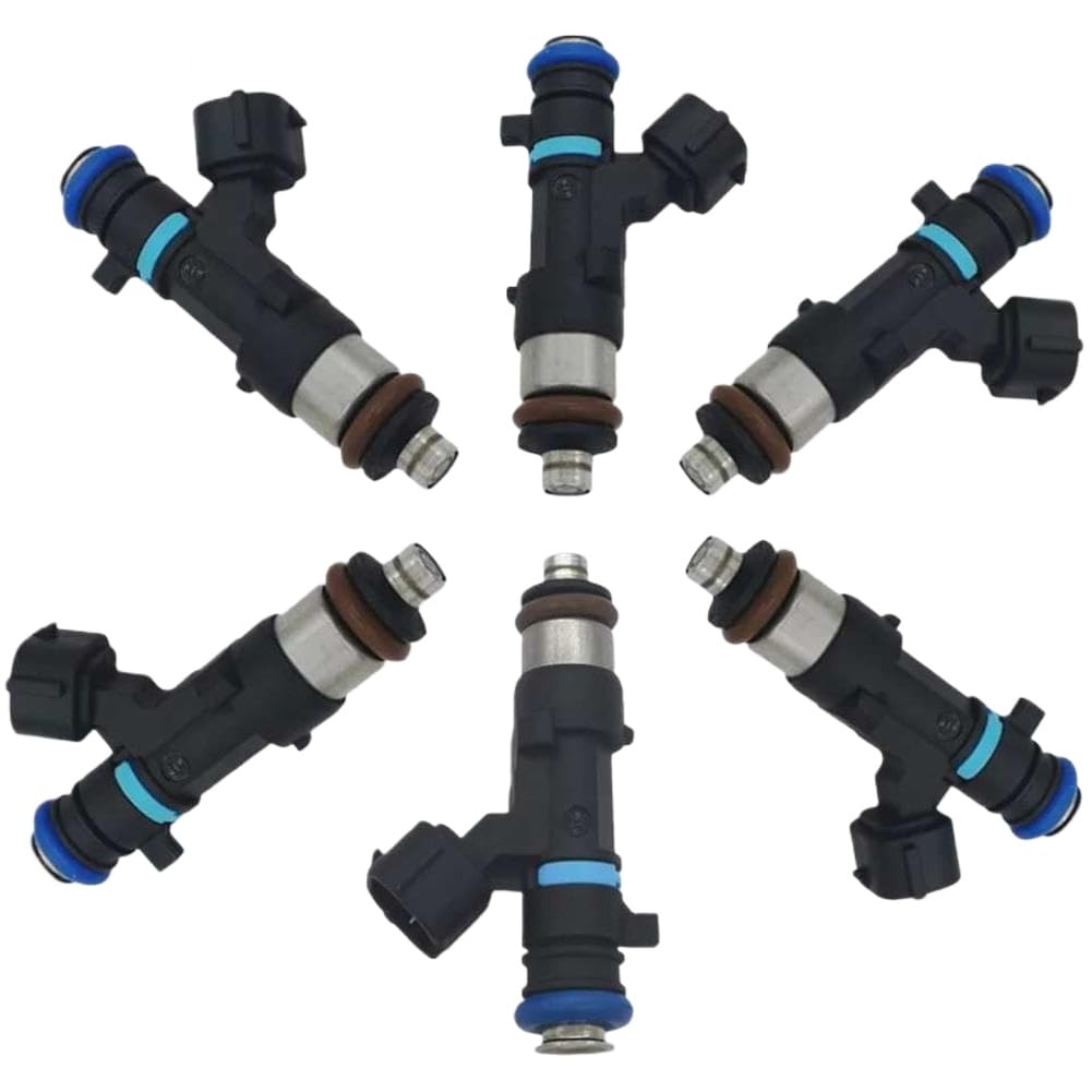Pwuwarrkg Onecolor Fuel Injector Nozzles Compatible With Qx56 Frontier Titan Pathfinder 4.0L 0280158007 16600-7S000 16600-7S00a