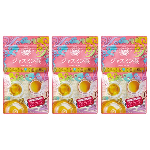 【まとめ買い3個セット】世界のお茶巡り ジャスミン茶(ティーバッグ 5g×20包×3個)