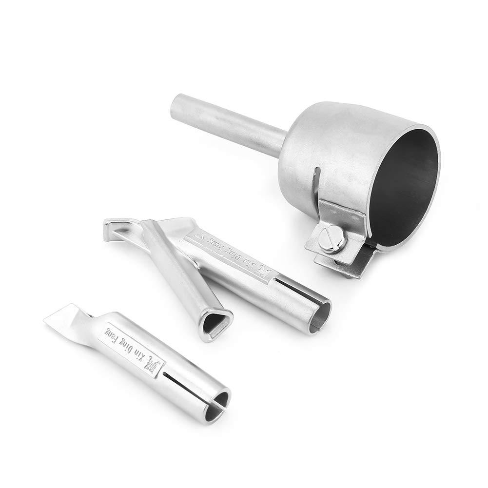 Boquilla de soldadura rápida de 3 uds., 5mm, soldador de plástico, boquilla de soldador de plástico, repuesto de aleación de titanio, puntas de pistola calentadora de soldador de aire caliente