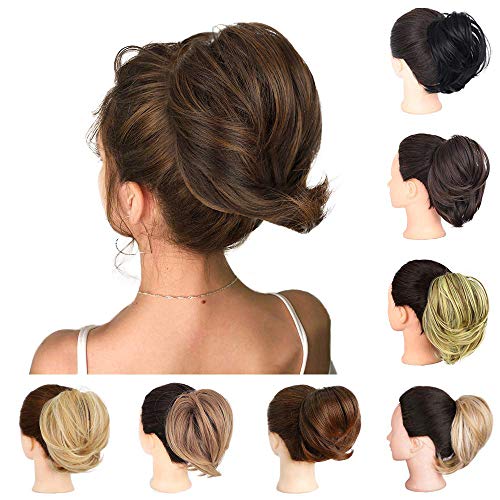 AISI BEAUTY Synthetic Messy Bun Hair Scrunchies Updo Messy Bun Hair Piece for Women (6AH30)