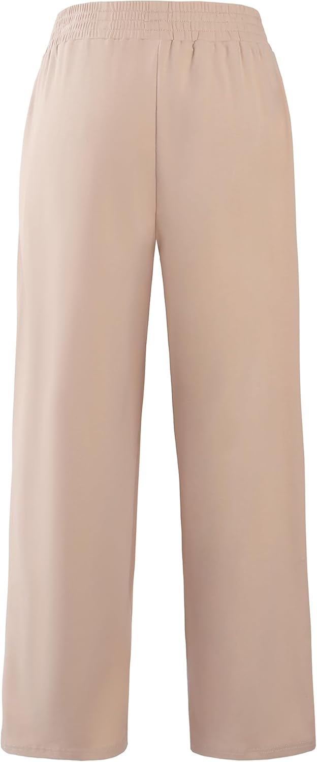 Girls Loose Straight Leg Sweatpants High Waisted Baggy Joggers with Drawstring - Image 4