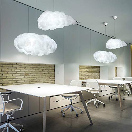 Lanterne de nuage adaptee au salon avec eclairage tricolore reglable - 4