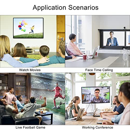 Adaptador HDMI para iPhone para TV, adaptador AV digital 1080p para iPhone (não precisa de energia)