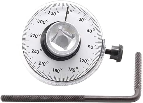 Torque Angle Gauge,Adjustable 1/2" Drive Torque meter Wrench Set,Professional Measure Tool