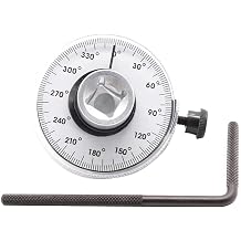 Torque Angle Gauge,Adjustable 1/2" Drive Torque meter Wrench Set,Professional Measure Tool