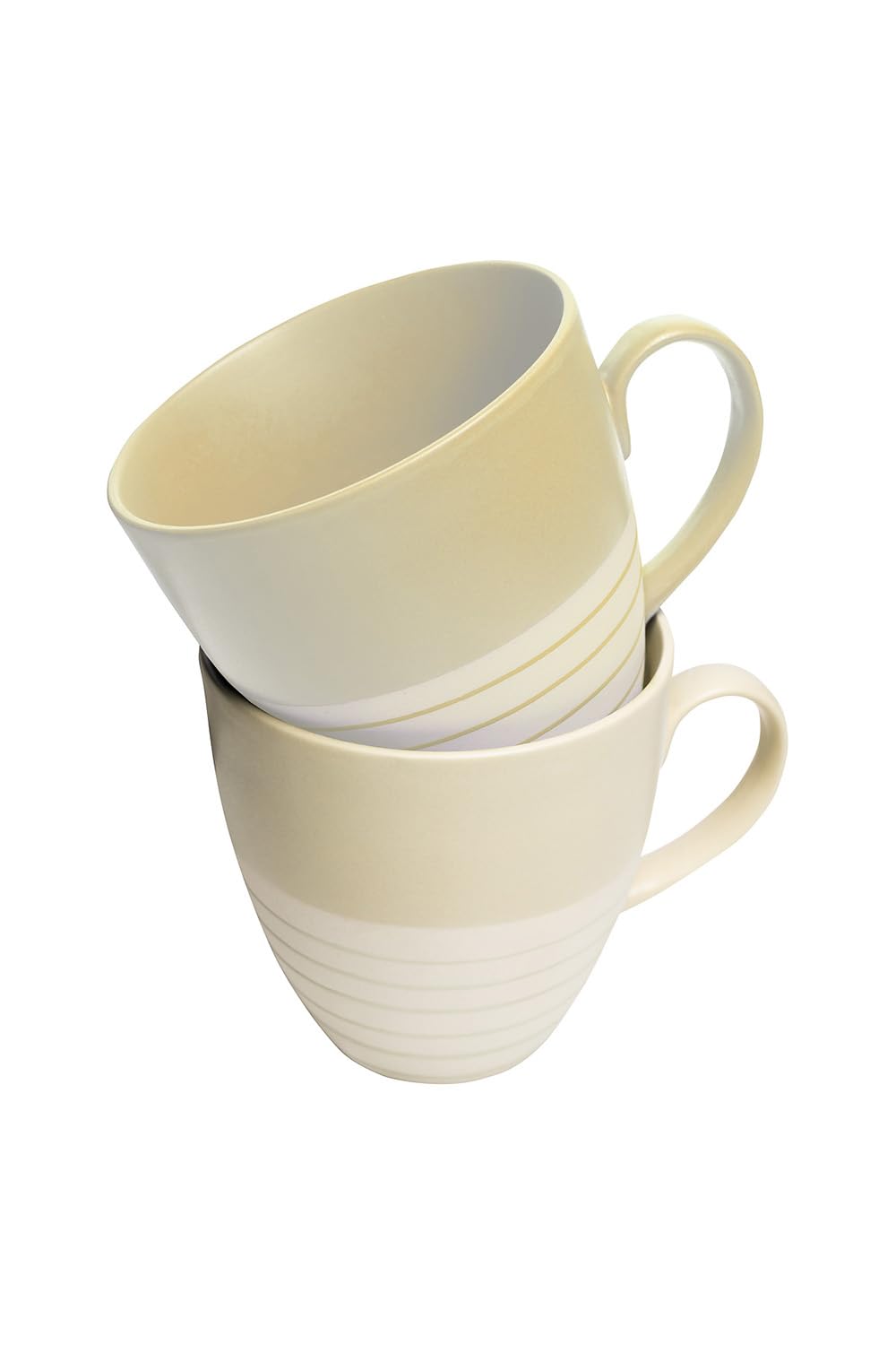 500ml Grote Keramische Koffiemok met Groot Handvat, 20 Oz Handgemaakte Glazuur Grote Thee Kop voor Kantoor en Thuis, Warm en Koud Drinken, Magnetron Vaatwasser Diepvriezers Veilig (Nevelblauw